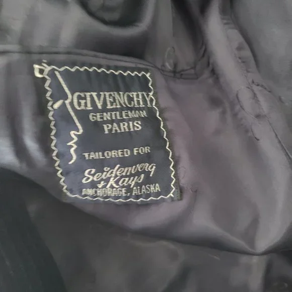 Givenchy navy pinstripe jacket